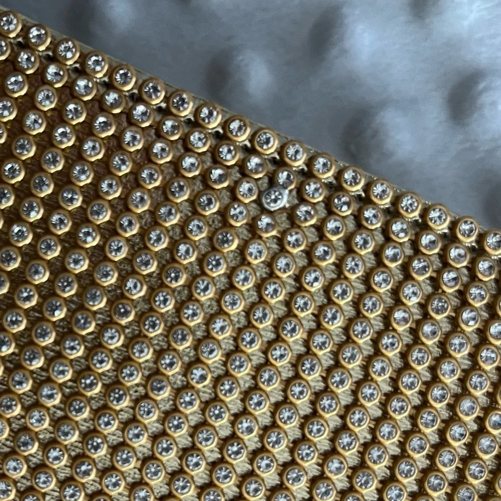 BADGLEY MISCHKA Gold Bejeweled Evening Bag 💛💎✨ - Picture 10 of 12